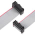 uxcell IDC 14 Pins Connector Flat Ribbon Cable Female Connector Length 30cm 2.54mm Pitch,5pcs...
