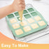 Silicone Waffle Chocolate Mold, 2 Pack Mini Square Silicone Mold Non-Stick Waffle Tray for Making Chocolate, Waffle Cookie, Candy, Soap, cake deco...