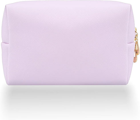 Small Makeup Bag Portable Cosmetic Bag for Women Makeup Pouch Waterproof Toiletry Bag for Travel (Light Purple, Normal)...