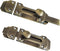 2 pcs Zinc Alloy Sliding Door Lock, Barrel Bolt Cabinet Lock Barrel Bolt Closure Cabinet Door Security Sliding Door Lock for Home Windows and Door...