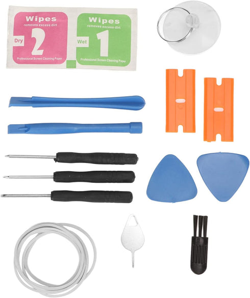 Screen Replacement for Galaxy S21 FE 5G G990 Series, Front Outer Lens Glass Screen Replacement, Full Set of Professional Repair Kits...