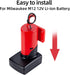 Power Wheels Battery Adapter for Milwaukee M12 12V Dock Power Connector 12 Gauge Robotic...