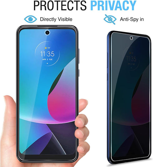 [2 Pack for Boost Celero 5G (2024) / Celero 3 5G Privacy Screen Protector, 9H Anti Spy Private Tempered Glass Film, Anti-Scratch, Case Friendly....