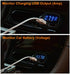 4.8A 24W Dual USB Car Charger Volt Meter Car Battery Monitor with LED Voltage & Amps Display, Cigarette Lighter Adapter, USB Cigarette Lighter Ada...