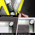 Digital Angle Finder, 2 in 1 Digital Angle Gauge 7 inch/200mm Stainless steel tool kit for Carpenter/Woodworking/DIY Tools...