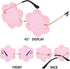 Strawberry Shape Sunglasses Retro Trendy Fun Sunglasses for Women Men Christmas Decorations Party Favor...