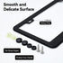 Ohuhu Matte Aluminum License Plate Frame with Black Screw Caps, 2Pcs 2 Holes Black Car Licenses Plate Covers Holders for US Vehicles...