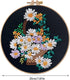 ikasus Embroidery Kit for Adult Beginners, Ribbon Embroidery Stitch Practice Kit Include Embroidery Cloth Hoops Threads for Craft Lover with Embro...