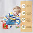 Wooden Cube Jigsaw Puzzle Animal Theme for Toddlers 1+ Years Old, 9-Piece Storytelling Design, 6 Unique Patterns, English Reference Cards, Enhance...