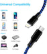 cugunu USB C to Lightning Cable 5 Pack 3/3/6/6/10FT iPhone Charger Apple MFi Certified Power Delivery Fast Charging Cord Compatible with iPhone 14...