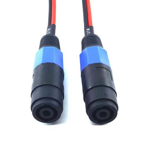 Banana Plugs to speakon Speaker Adapter Cablespeakon to Banana Plug Cable 12awg 6in/2 Pack...