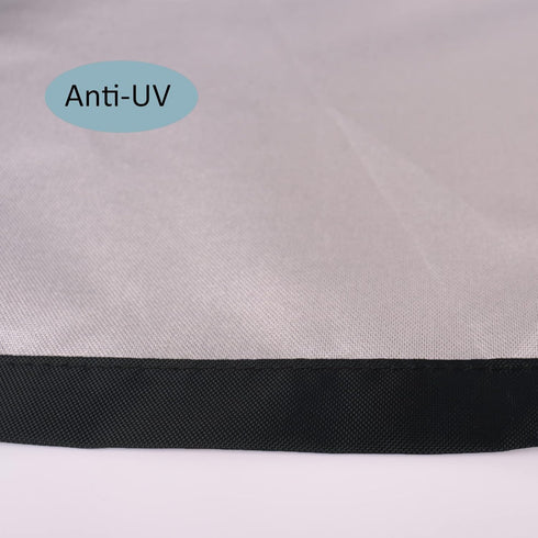 Durable Dog Crate Cover-Double Door, Pet Kennel Cover Waterproof Anti-UV Dog Cage Cover Fit for 24-48 inches Crate -Black...