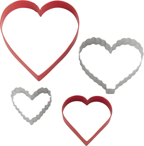 Wilton Nesting Hearts Cookie Cutter Set, 4-Piece...