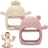 2 Pack Teething Toys, Silicone Teething Mitten for Babies, Baby Hand Teether, BPA Free Anti Dropping Wrist Mitts Hand Teethers for Toddler Infants...