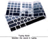 Ombre Grey Silicone Keyboard Skin Cover for iMac Wired USB Full Size Keyboard with Numeric Keypad A1243(G6 MB110LL/B and MB110LL/A)...
