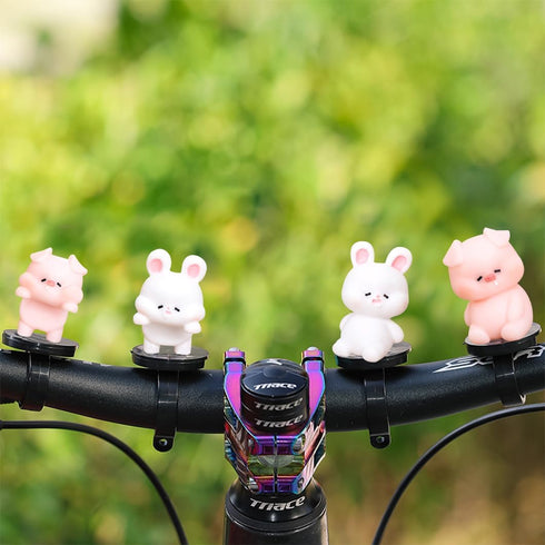 Rolin Roly 6PCS Resin Cute Rabbit and Pigs Micro Landscape Decorations for Bunnies Terrarium Decor Tiny Piggy Toy Plastic Cute Fairy Garden (6PCS)...