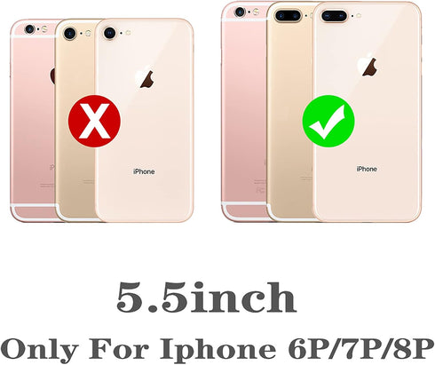 Compatible with iPhone 8 Plus/7 Plus Case, Don't Tread On Me American Us Flag Retro PC Backplane Protection+Soft Silicone TPU Shock Fall Preventio...