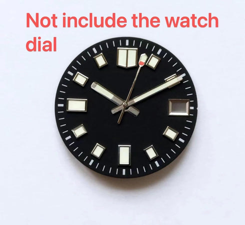 Stainless Steel C3 Green Luminous Watch Hand Fit for Seiko 6106 Tuna 007 nh35 nh36 Movement Watch (6105 Watch Hand)...