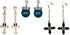 Hunter X Hunter Anime Manga Chrollo Lucifer Stud and Hook Earring 3 Pack...