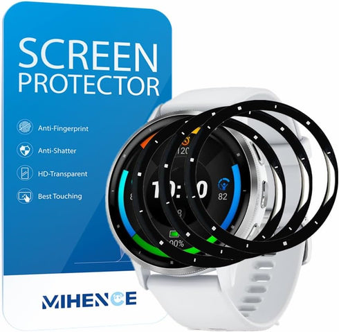Compatible for Garmin Venu 3 Screen Protector, 3D Full Screen Coverage Case Curved Edge TPU Protective Film for Venu 3 45mm Smartwatch (3 PCS)...
