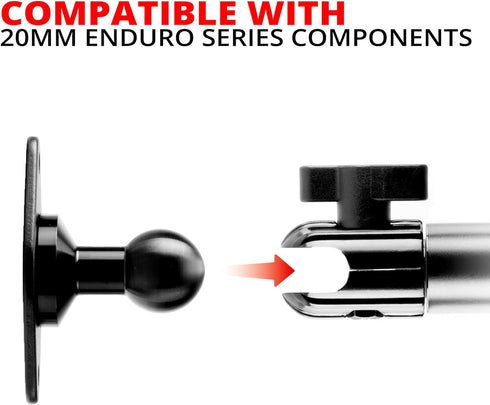AMPS Mount | 2 Hole | 20mm Ball | Diamond Compatible...