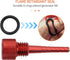 Magnetic Tip Oil Dipstick Dip Stick Compatible with Predator 3500 Watt 3500W Inverter Generator w/O-Ring - Red...