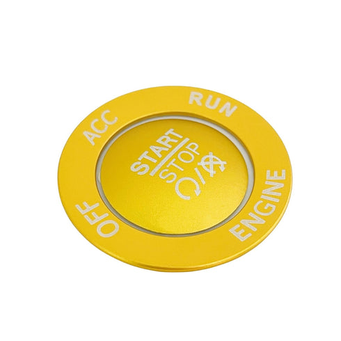 Push Start Stop Button Cover Trim for 2015-2021 Dodge Challenger Dodge RAM 1500 Dodge Charger, Aluminum Alloy, Gold......