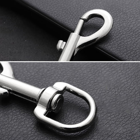 3 Pcs Swivel Snap Hooks Metal Dog Leash Clasp Spring Keychain Clip Swivel Pet Buckle Joints Trigger Clips for Linking Collar...