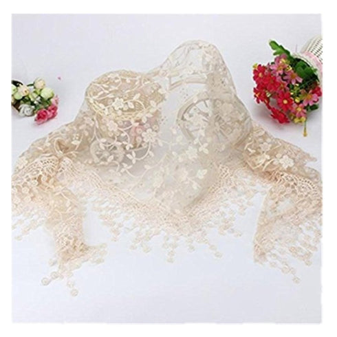 Vemonllas Luxury Newborn Boy Girl Baby Photography Props Wrap Lace Yarn Cloth Blanket (Beige)...