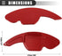 Motoforti Steering Wheel Shift Paddle Shifter Extension Cover,for Audi A5 2012-2014,Aluminum Alloy,Red,2pcs...