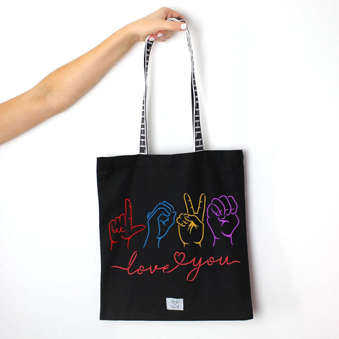 FINGERINSPIRE Love Sign Language Stencil 8.3x11.7inch Reusable Sign Language Poses Love You Painting Template DIY Craft I Love You Stencil for Pai...