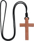 Intercession Wood Cross Crucifix on Cord (2.75 Inches)...