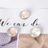 Rose Gold Fridge Magnets 6pcs Round Glass Refrigerator Magnet Sticker, Use at Home Kitchen School Office for Refrigerator Dry Erase Board and Whit...