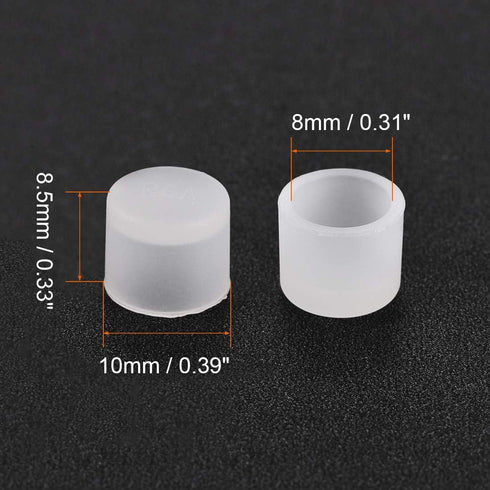 uxcell 20pcs RCA Female Connector Socket Jack Plug Protector Cap Cover Clear for DVD Amplifier Receiver Dust Proof...
