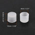 uxcell 20pcs RCA Female Connector Socket Jack Plug Protector Cap Cover Clear for DVD Amplifier Receiver Dust Proof...