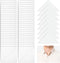 100 Pcs Collar Stays for Men's Dress Shirts, No Curl Polo Shirt Collar Stays Anti-Warping Edge Collar Stays Sticker Collar Support for Any Shirt o...