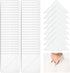 100 Pcs Collar Stays for Men's Dress Shirts, No Curl Polo Shirt Collar Stays Anti-Warping Edge Collar Stays Sticker Collar Support for Any Shirt o...