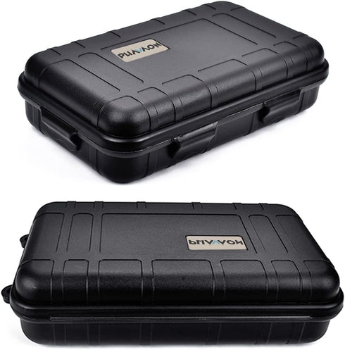 Waterproof Dry Storage Box Protective Case Outdoor Sports Survival Equipment Sealed Box with 2 U-Shape Buckle for Fishing Camping Hiking EDC Tools...