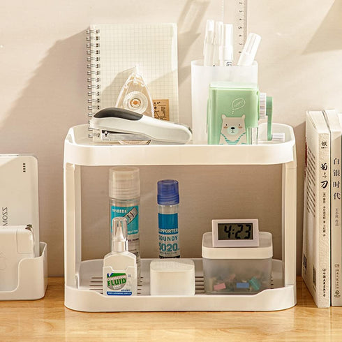 kaileyouxiangongsi 2-Tier Desk Organizers & Dispensers?Mail Holder for Office Desk Organization?Kitchen Spice Rack or Bathroom Countertop Organize...