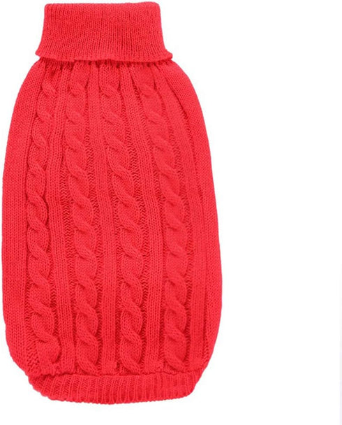 Dog Sweater, Warm Pet Sweaters for Small Dogs Medium Dogs Large Dogs, Cute Knitted Classic Cat Sweater Dog Clothes Coat for Girls Boys Dog Puppy C...
