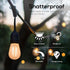 Banord 15 Pack Dimmable 2W S14 Replacement LED Bulbs, 2700K Warm White Waterproof Outdoor String Lights Vintage LED Filament Bulb, Shatterproof E2...