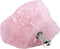 Rockcloud 2 Pack Natural Crystal Stone Cabinet Knobs with Screws Pull Handles for Drawer Wardrobe Closet Dresser Home Office Decoration, Rose Quar...