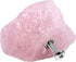 Rockcloud 2 Pack Natural Crystal Stone Cabinet Knobs with Screws Pull Handles for Drawer Wardrobe Closet Dresser Home Office Decoration, Rose Quar...