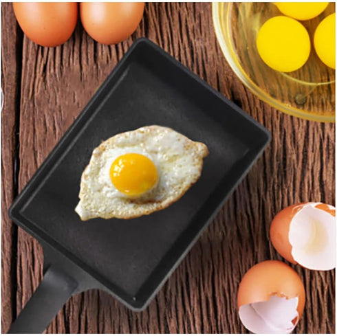 Tamagoyaki Japanese Omelette Egg, Non stick Coating, Square Frying Pan (14x20cm)...