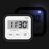 Timer, Kitchen Timers for Cooking Classroom Timer for Kids Teachers Magnetic Digital Timers 2 Pack, Black...