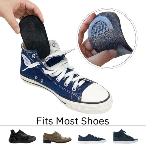 Premium Heel Cushions for Heel Pain Relief & Shoe Comfort - Gel Inserts for Women and Men, High Heel Pad & Grips, Adjust for Shoes Too Big (Small ...