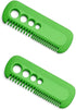 2Pcs Green Leaf Herb Stripper,Vegetable Herb Eliminator Comb Kitchen Herb Leaf Stripping Tool Herb Pealer for Kale, Chard, Collard Greens, Kitchen...