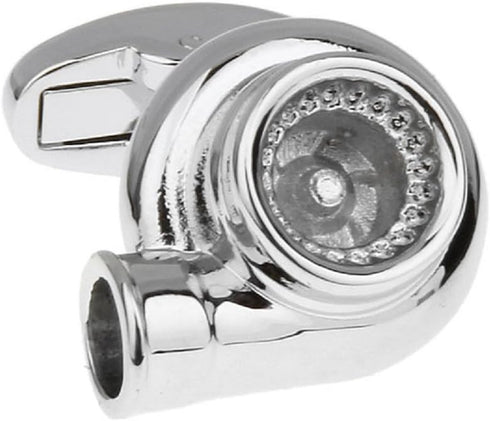 Turbocharger Sports Car Auto Racing Race Cufflinks in a Presentation Gift Box & Polishing Cloth...