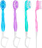 Disposable Toothbrush, Complete Oral Care All in One Toothbrush, Include Toothpaste, Tongue Cleaner, Dental Floss and Picks, Pack of 24...