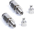 Dot Inflation Valve (for 1/4" Air Line) PTC Style, Nickel Plated (2 Pcs) Dot Approved...